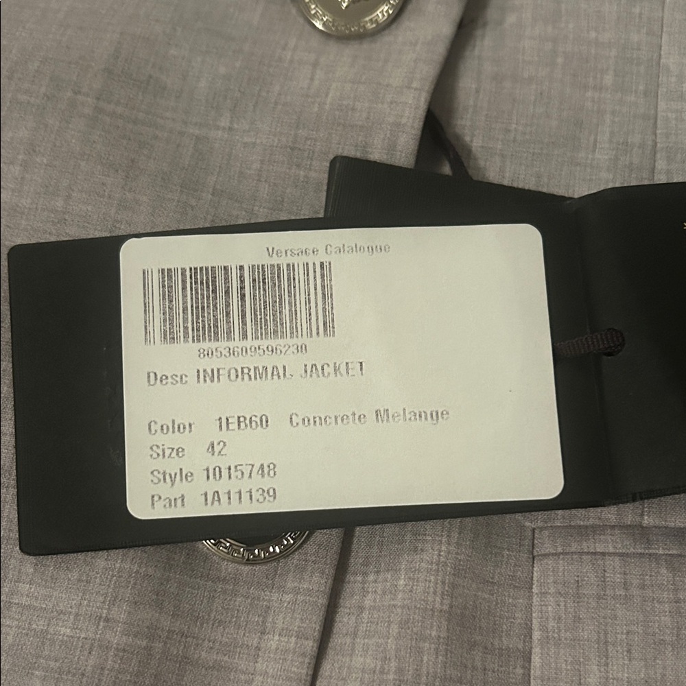 Versace Concrete Melange Jacket